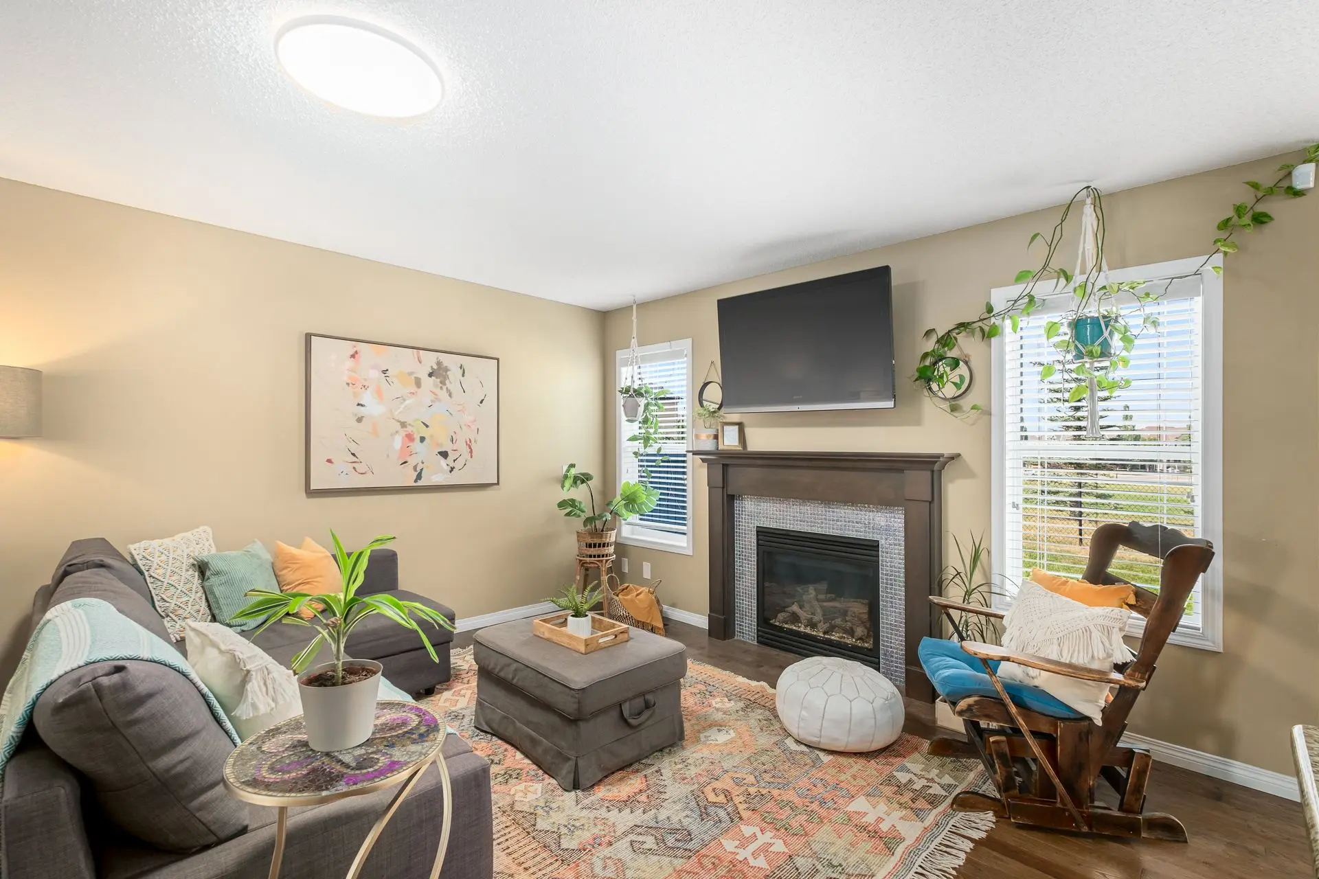 Living Room cleaning transformation by Urban Clean Living