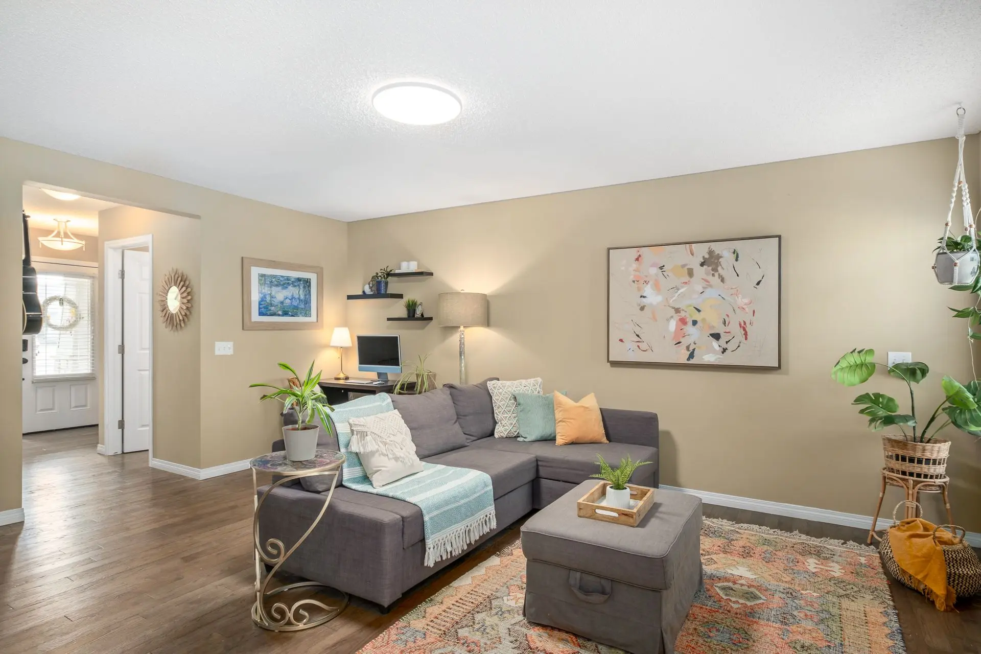 Living Room cleaning transformation by Urban Clean Living