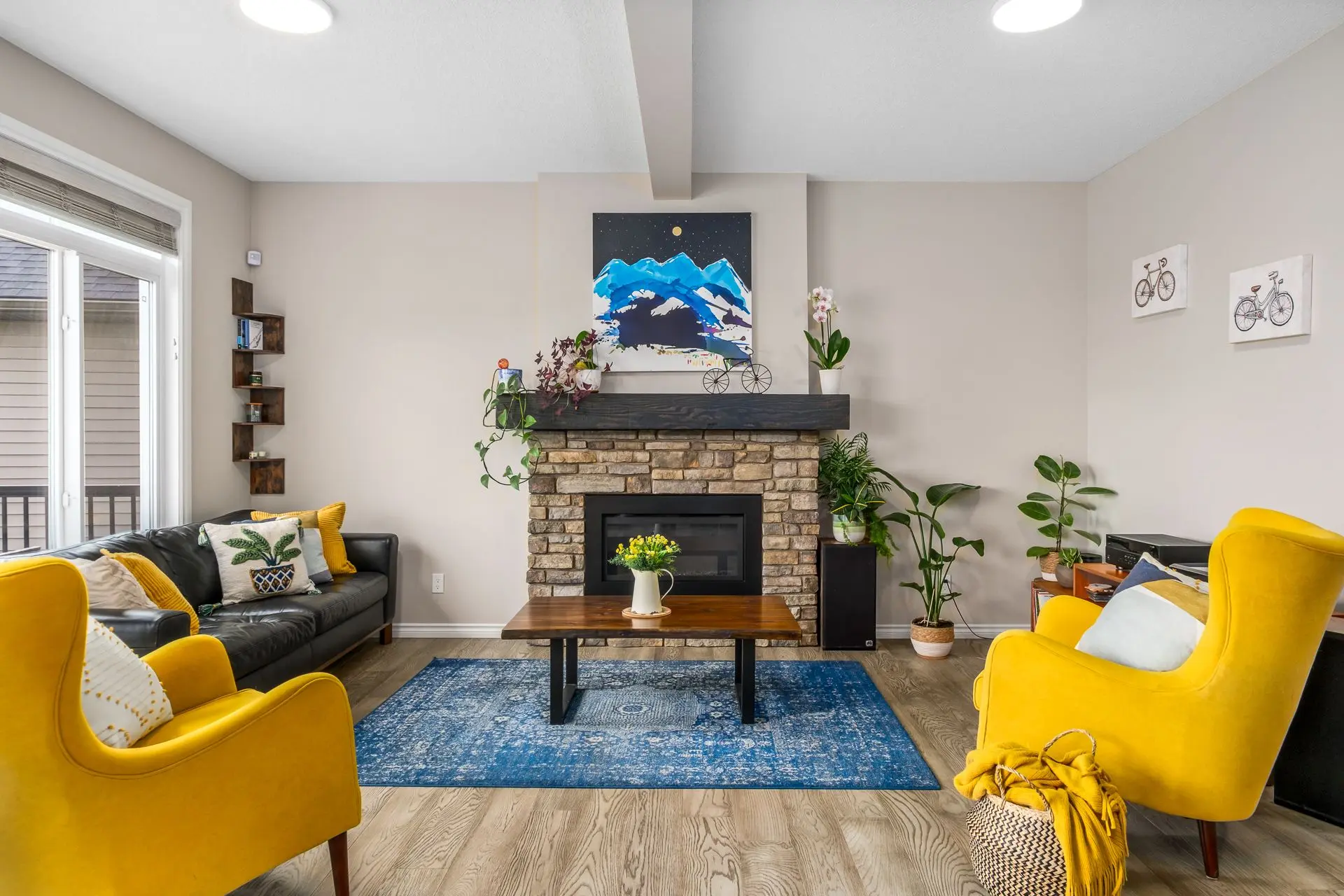 Living Room cleaning transformation by Urban Clean Living